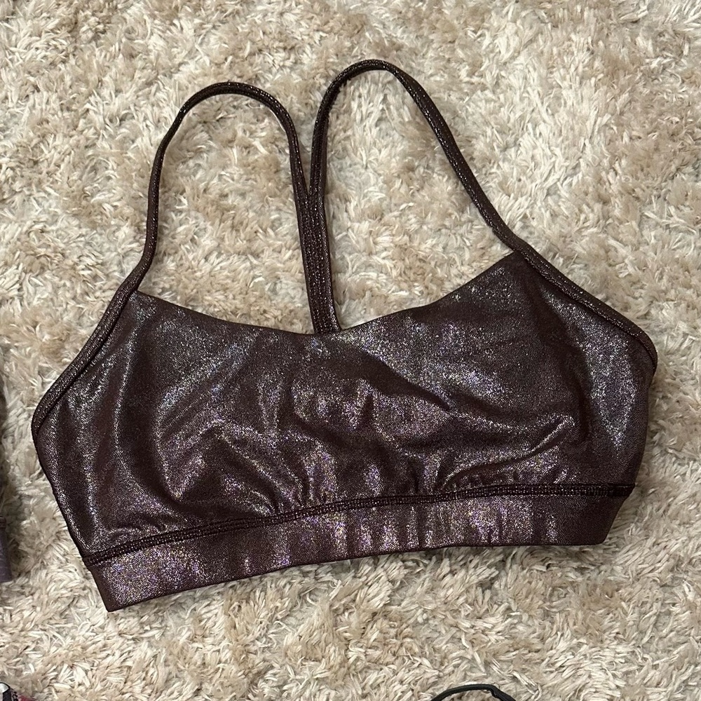 Brown Lululemon Sports Bra Size 6